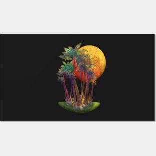 Palm Tree Shadow Posters and Art